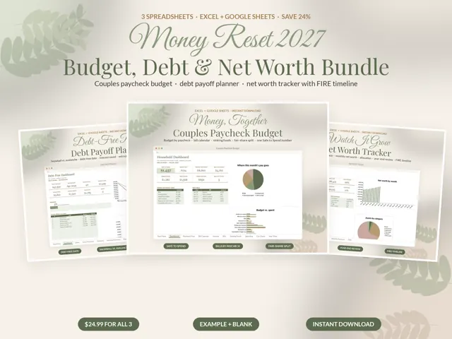 Money Reset 2027 Bundle preview