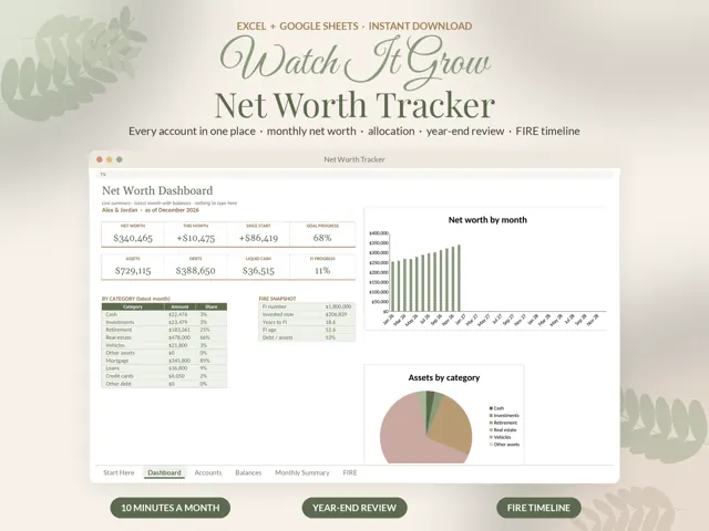 Net Worth Tracker preview