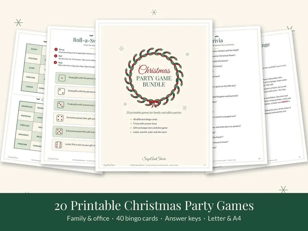 Christmas Party Game Bundle preview