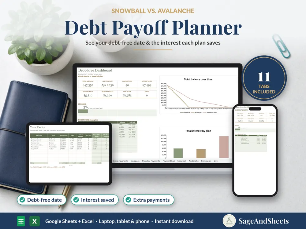 Debt Payoff Planner preview