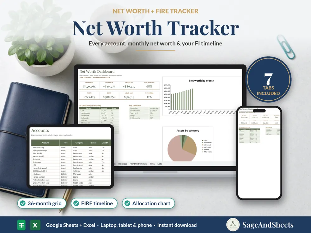 Net Worth Tracker preview